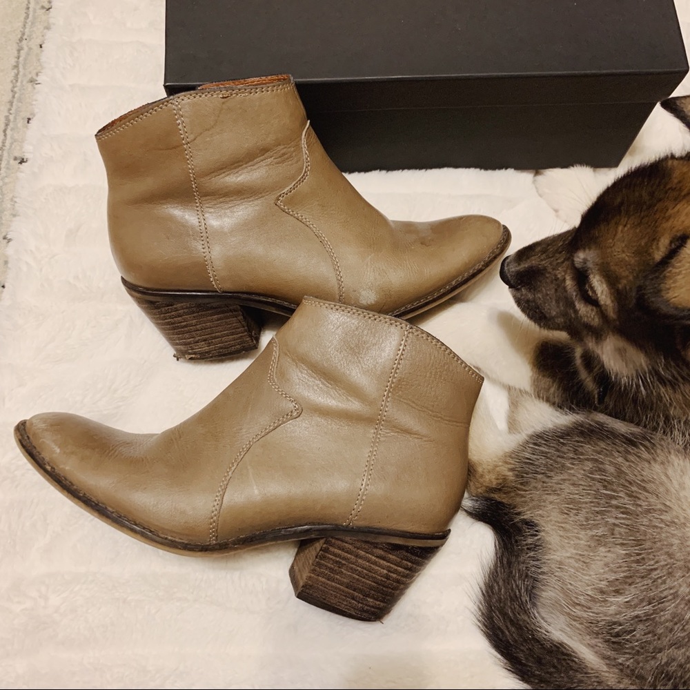 Lucky Brand Leather Booties